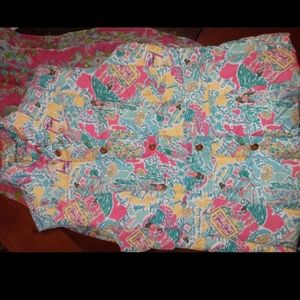 Lilly pulitzer puffer vest